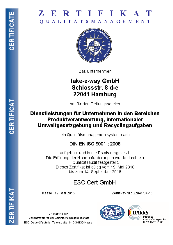 take-e-way Qualitätsmanagement